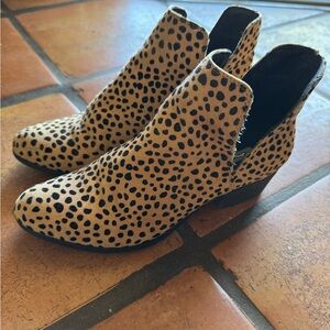 Spotted Ankle Booties